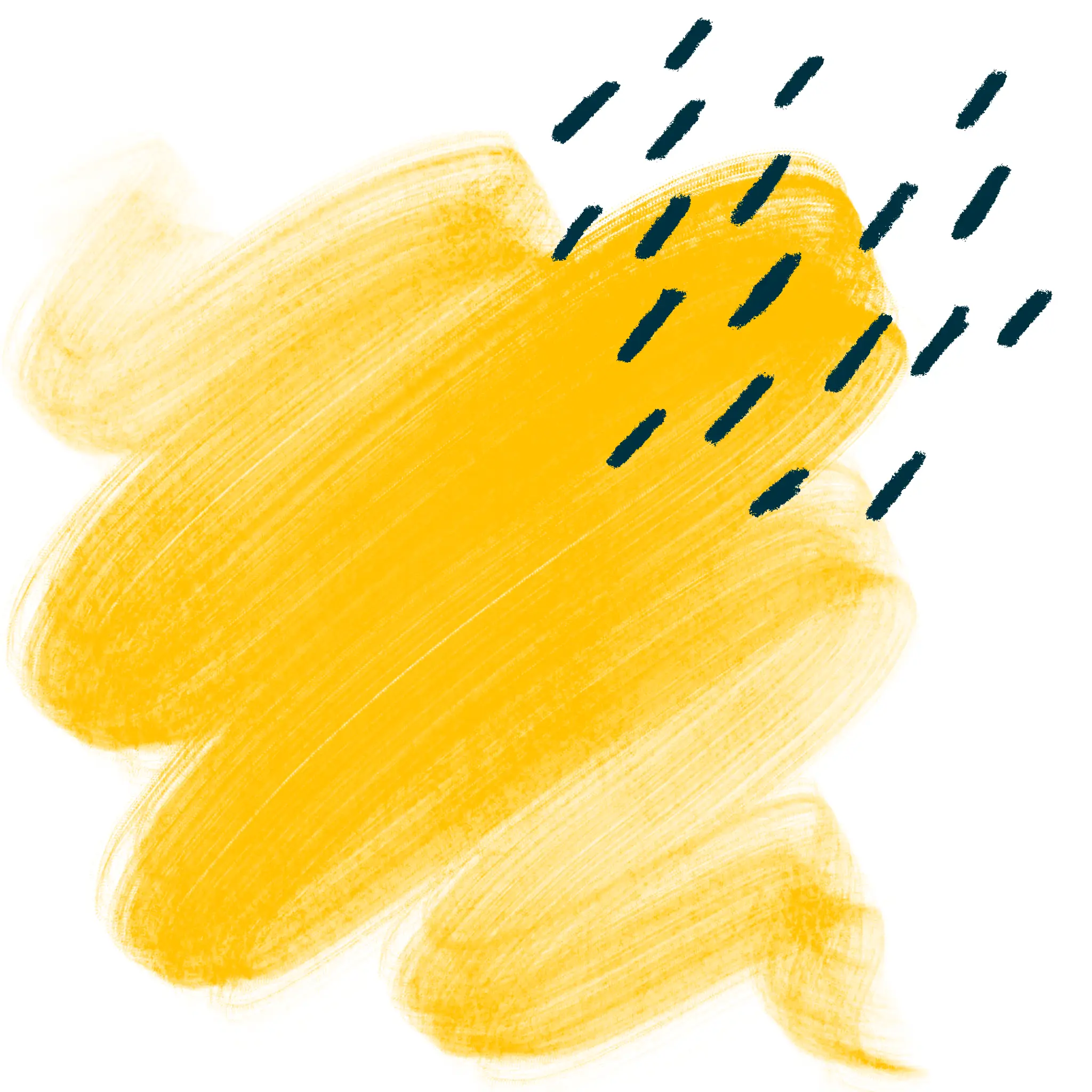 yellow paint squiggle