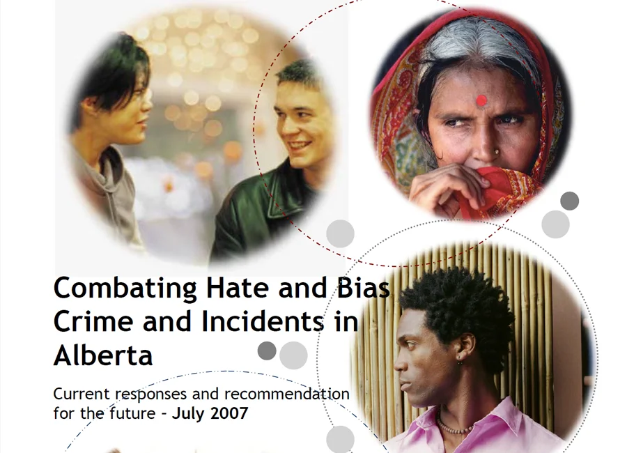 Combating Hate and Bias Crime and Incidents in Alberta cover