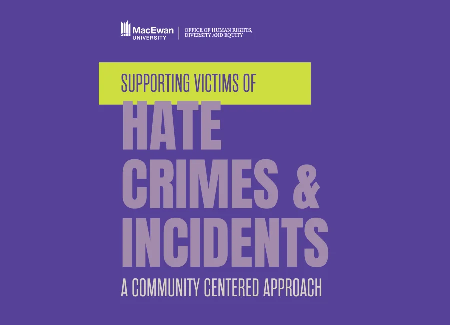 Supporting Victims of Hate Crimes & Incidents cover